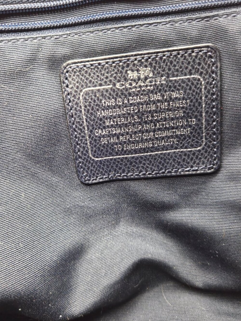 Coach City Tote Bag Prairie Calico Floral Canvas Structured Handbag Black Pink - Picture 11 of 15